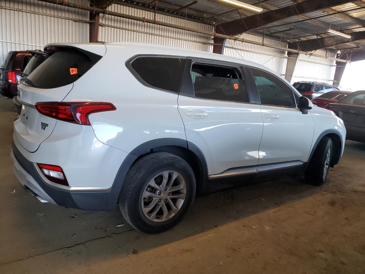 2019 Hyundai Santa Fe VIN 5NMS23AD3KH102465 Copart auction photo, rear end damage thumbnail 3