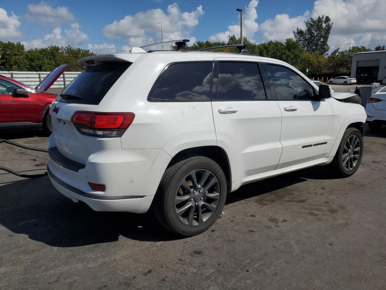 2018 Jeep Grand Cherokee VIN 1C4RJECG4JC460613 Copart auction photo, front end damage thumbnail 3