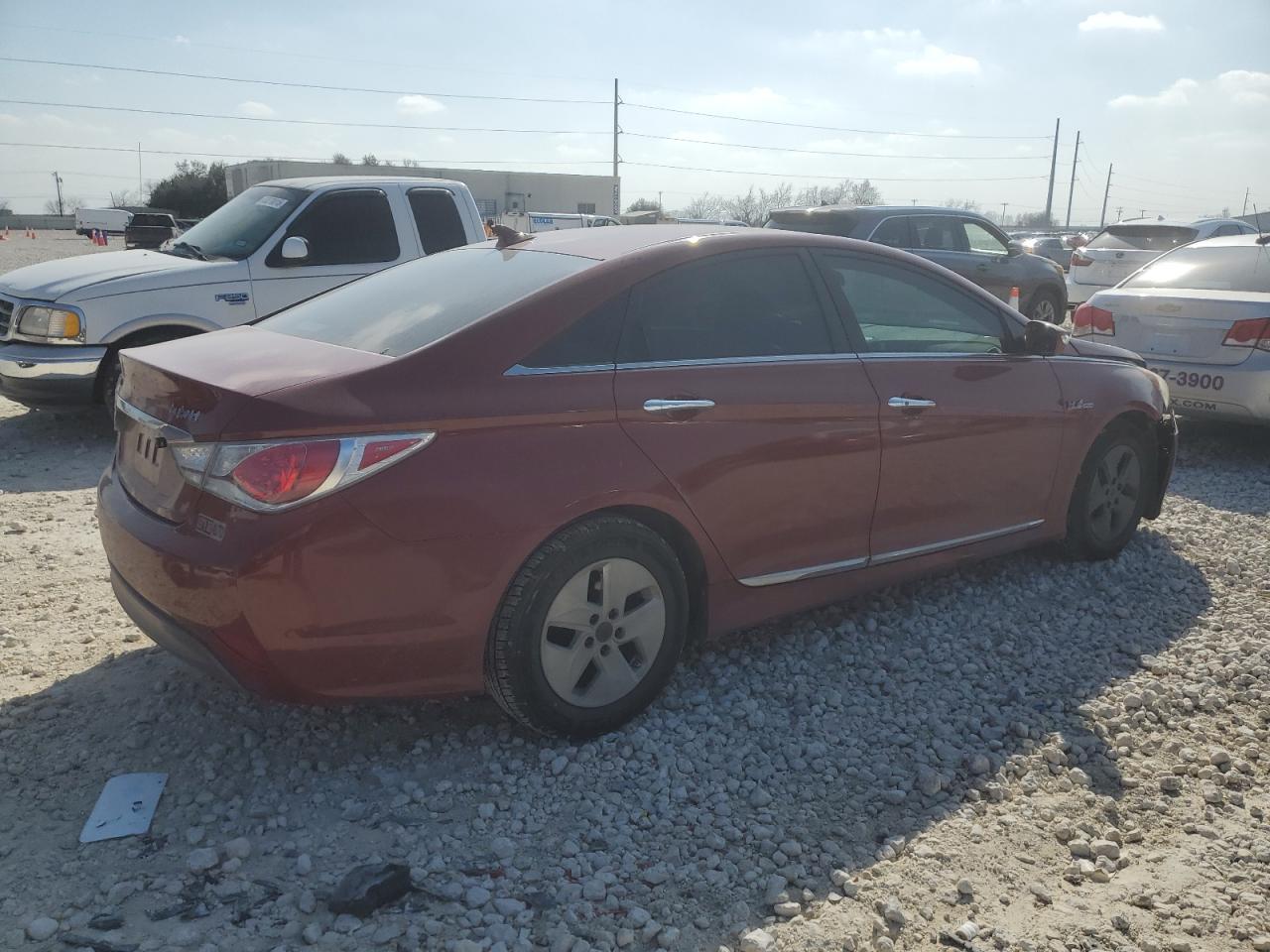 2011 Hyundai Sonata VIN KMHEC4A42BA008647 Copart auction photo, front end damage thumbnail 3