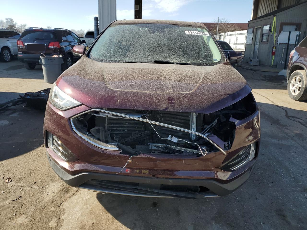 2021 Ford Edge VIN 2FMPK4J96MBA37843 Copart auction photo, front end damage thumbnail 5