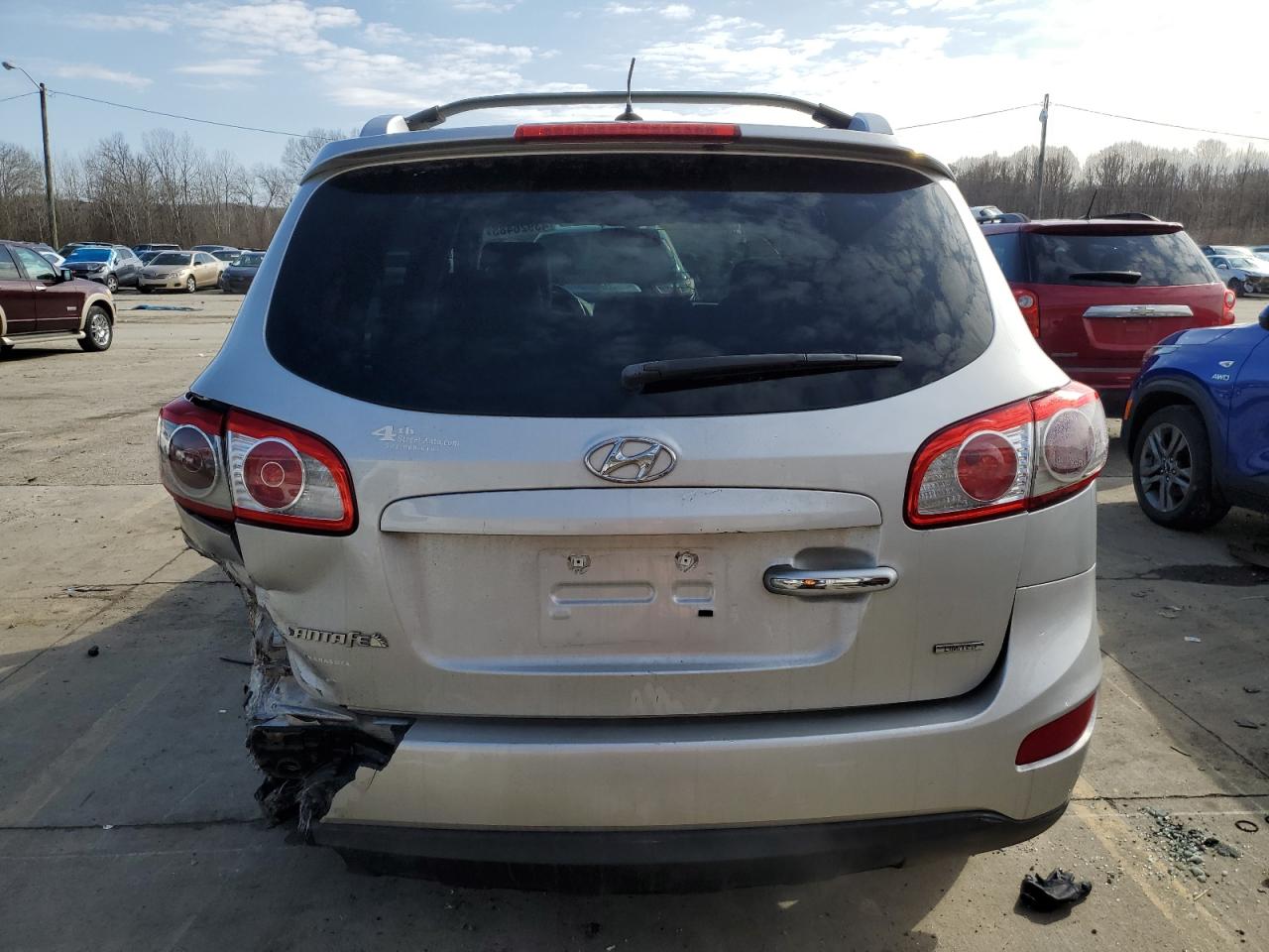 2012 Hyundai Santa Fe VIN 5XYZK4AG6CG134613 Copart auction photo, all over damage thumbnail 6