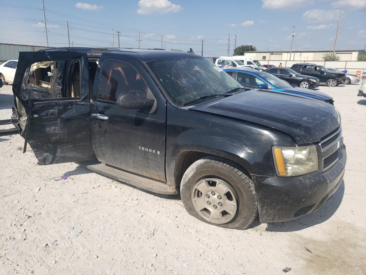 2007 Chevrolet Tahoe VIN 1GNFC13J27R111402 Copart auction photo, rear end / side damage thumbnail 4