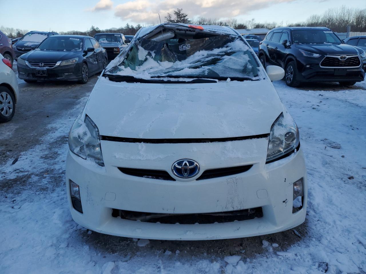 2010 Toyota Prius VIN JTDKN3DU0A1163042 Copart auction photo, top/roof / rear end damage thumbnail 5