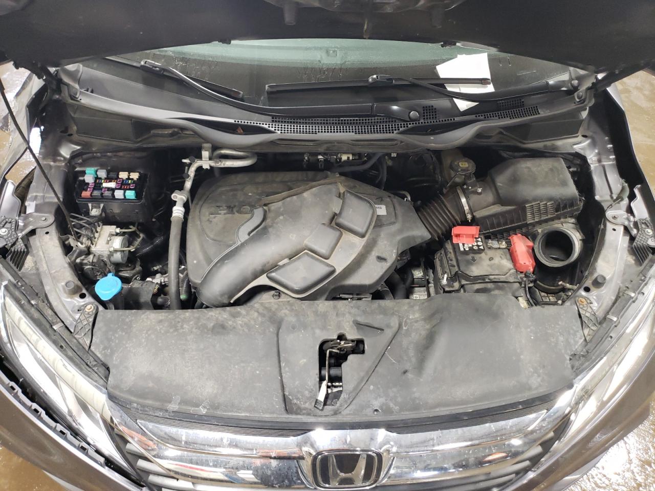 2019 Honda Odyssey VIN 5FNRL6H71KB025318 Copart auction photo, front end / side damage thumbnail 12