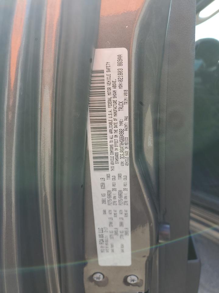 2017 RAM 1500 VIN 3C6JR6AT0HG664982 Copart auction photo, side damage thumbnail 12