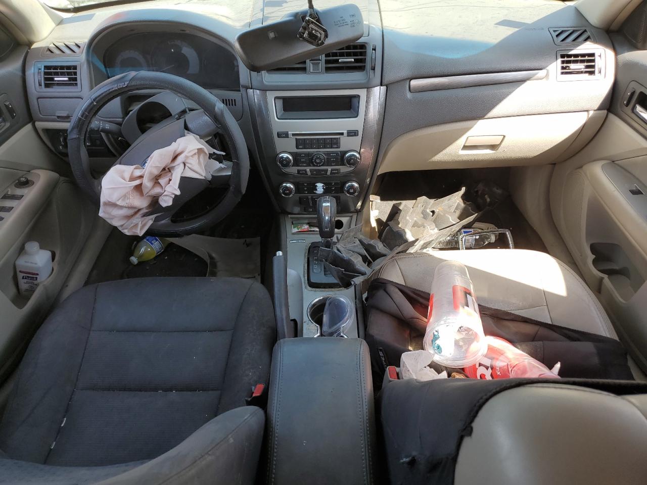 2011 Ford Fusion VIN 3FAHP0JA0BR281487 Copart auction photo, front end / side damage thumbnail 8