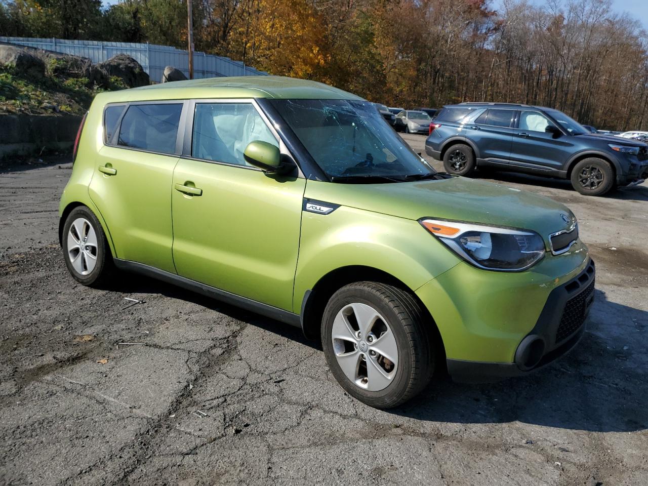 2015 KIA Soul VIN KNDJN2A23F7764779 Copart auction photo, all over damage thumbnail 4
