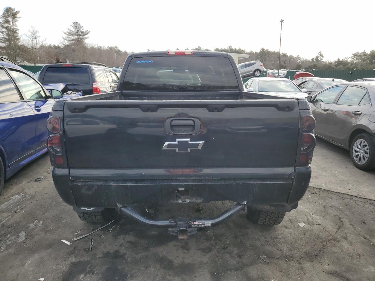 2006 Chevrolet Silverado VIN 2GCEK19B661332256 Copart auction photo, rear end damage thumbnail 6