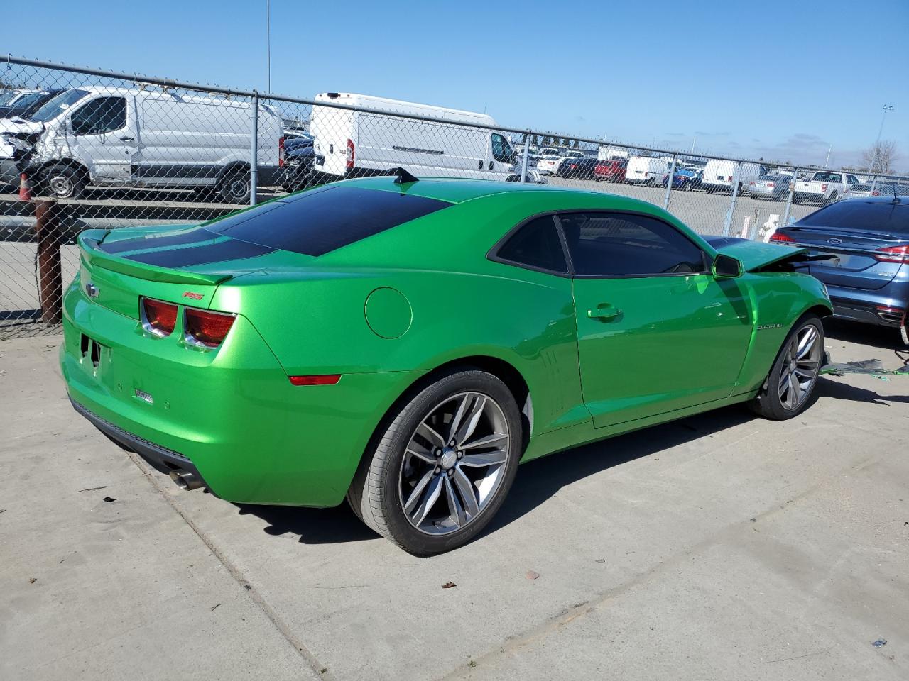 2011 Chevrolet Camaro VIN 2G1FC1ED0B9165468 Copart auction photo, front end damage thumbnail 3