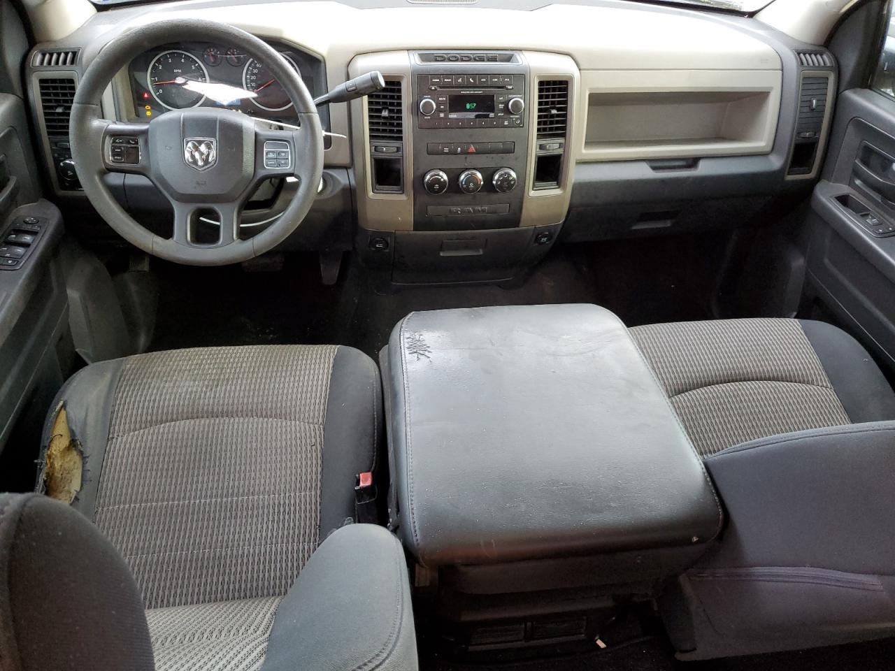 2012 Dodge RAM VIN 1C6RD6KT1CS330123 Copart auction photo, rear end / side damage thumbnail 8