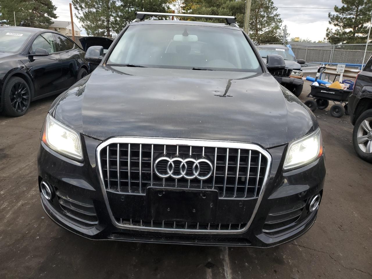 2015 Audi Q5 VIN WA1LFAFP6FA078382 Copart auction photo, hail damage thumbnail 5