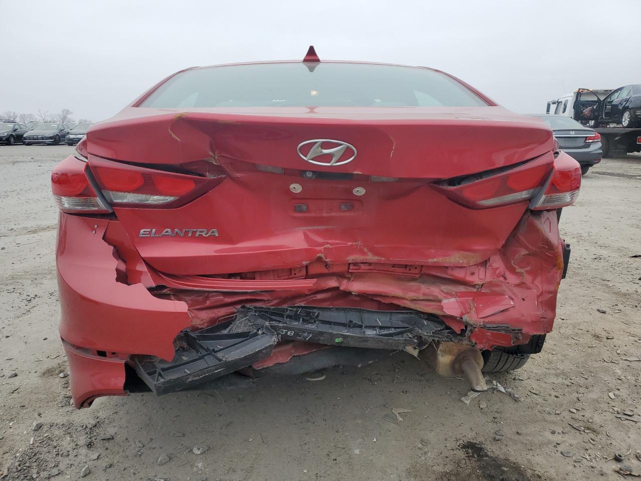 2017 Hyundai Elantra VIN 5NPD84LFXHH042689 Copart auction photo, rear end / minor dent/scratches damage thumbnail 6
