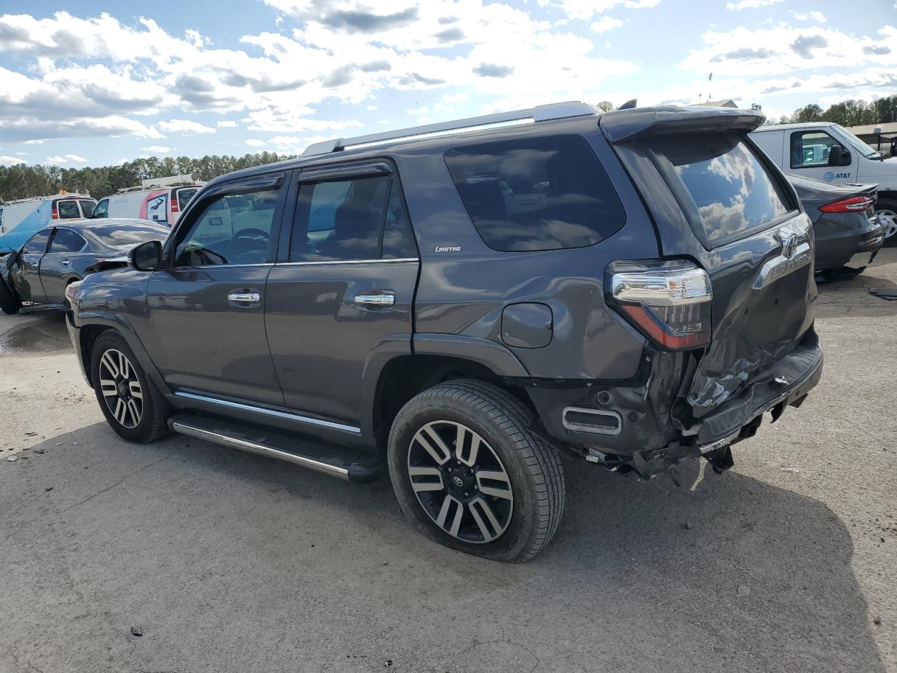 2014 Toyota 4Runner VIN JTEZU5JR9E5073735 Copart auction photo, front end / rear end damage thumbnail 2