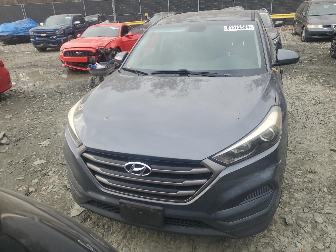 2016 Hyundai Tucson VIN KM8J23A4XGU237949 Copart auction photo, vandalism / all over damage thumbnail 5