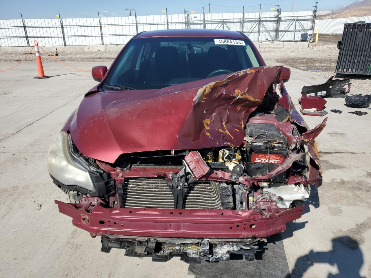 2013 Subaru Impreza VIN JF1GJAC63DH027160 Copart auction photo, front end damage thumbnail 5