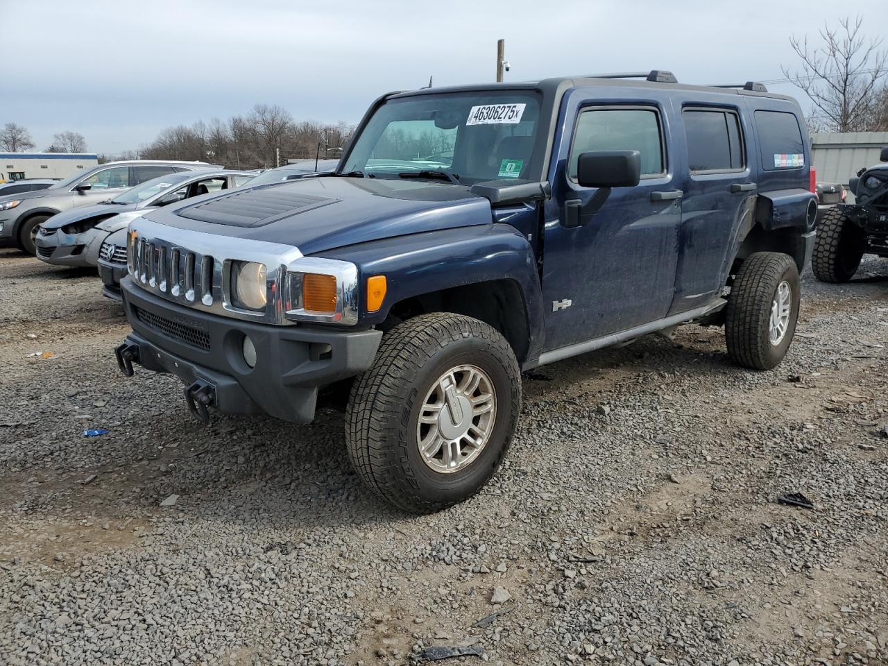 2007 Hummer H3 VIN 5GTDN13E678128943 - Copart auction photo