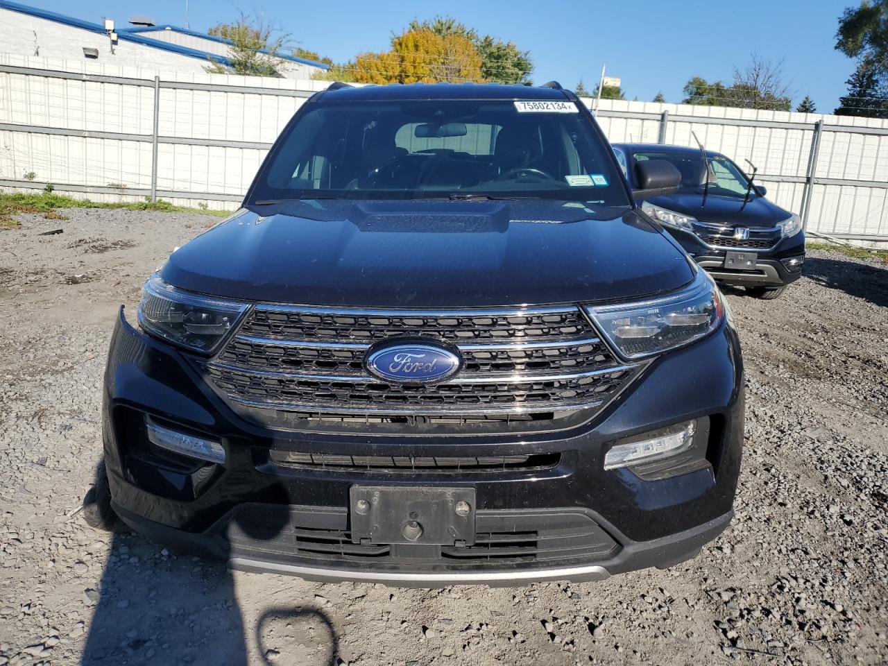2020 Ford Explorer VIN 1FMSK8DH4LGA22270 Copart auction photo, front end / side damage thumbnail 5