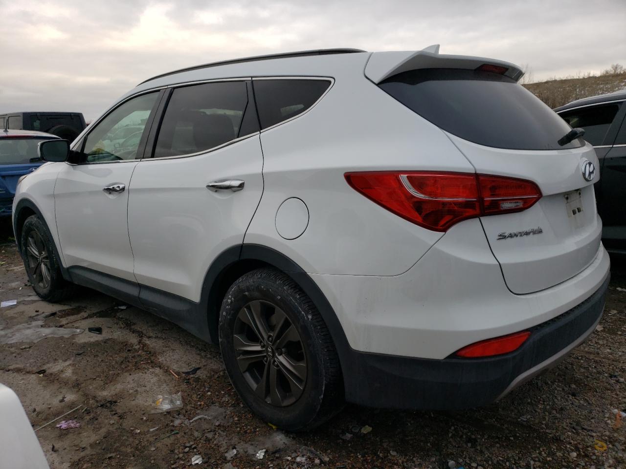 2013 Hyundai Santa Fe VIN 5XYZU3LB7DG115219 Copart auction photo, front end / hail damage thumbnail 2