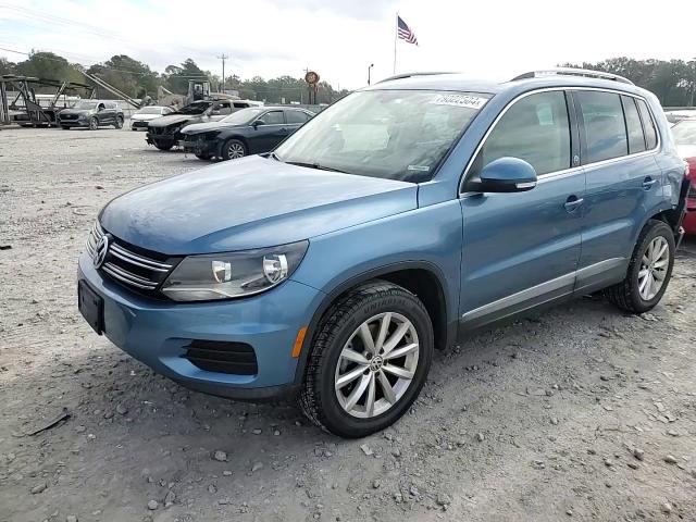 2017 Volkswagen Tiguan VIN WVGRV7AX1HW506082 Copart auction photo, rear end damage thumbnail 11