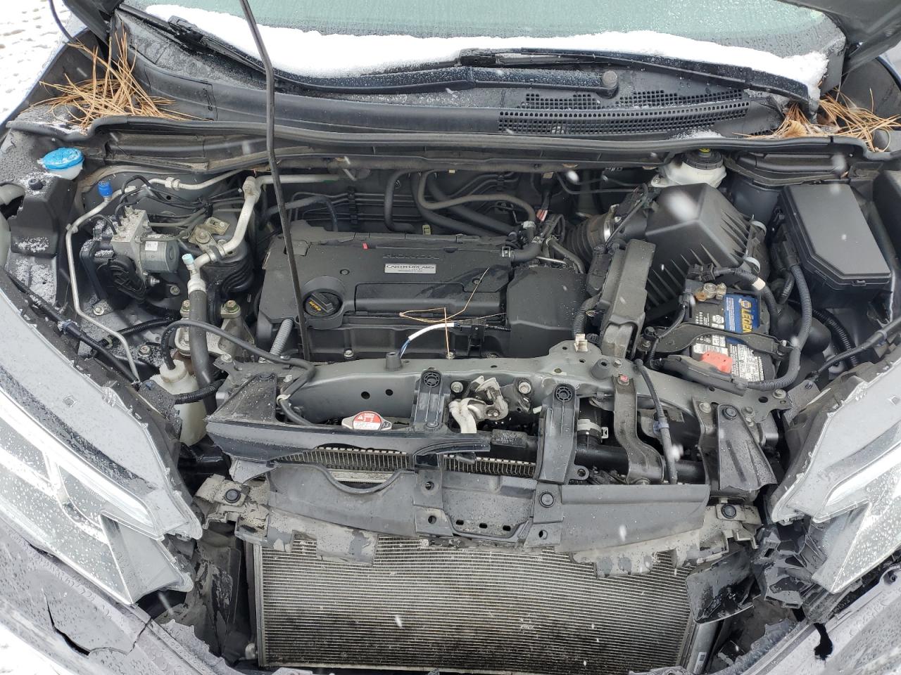2016 Honda CR-V VIN 2HKRM4H56GH698355 Copart auction photo, front end / side damage thumbnail 13