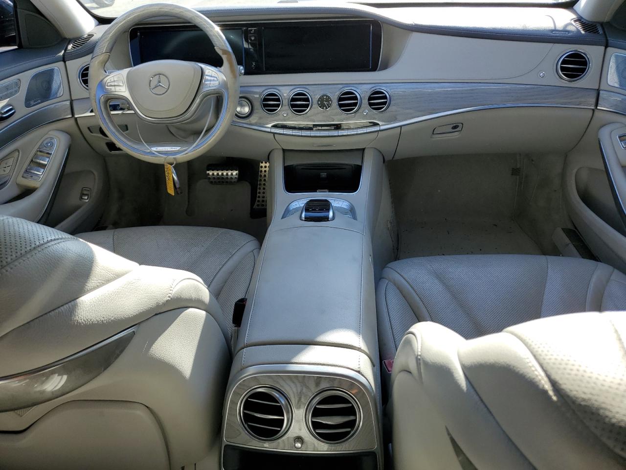 2015 Mercedes-Benz S-klasse VIN WDDUG8CB3FA186585 Copart auction photo, water/flood damage thumbnail 8