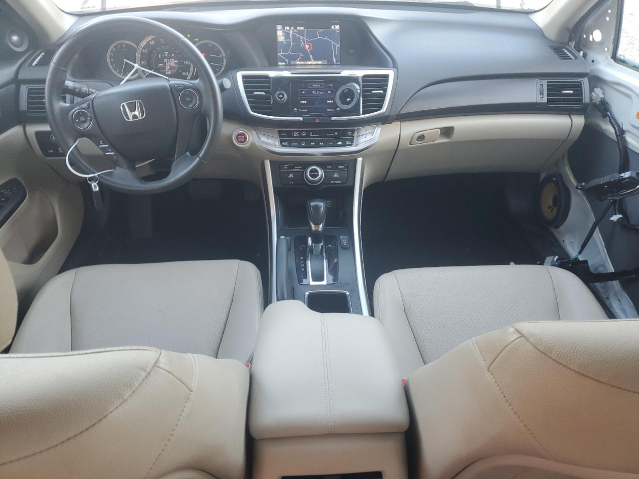 2014 Honda Accord VIN 1HGCR3F88EA041089 Copart auction photo, front end / side damage thumbnail 8
