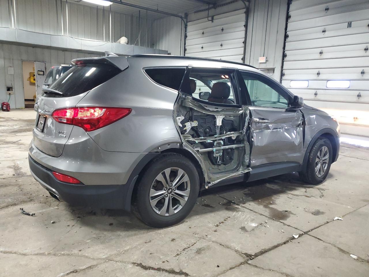 2015 Hyundai Santa Fe VIN 5XYZUDLB9FG286935 Copart auction photo, side damage thumbnail 3