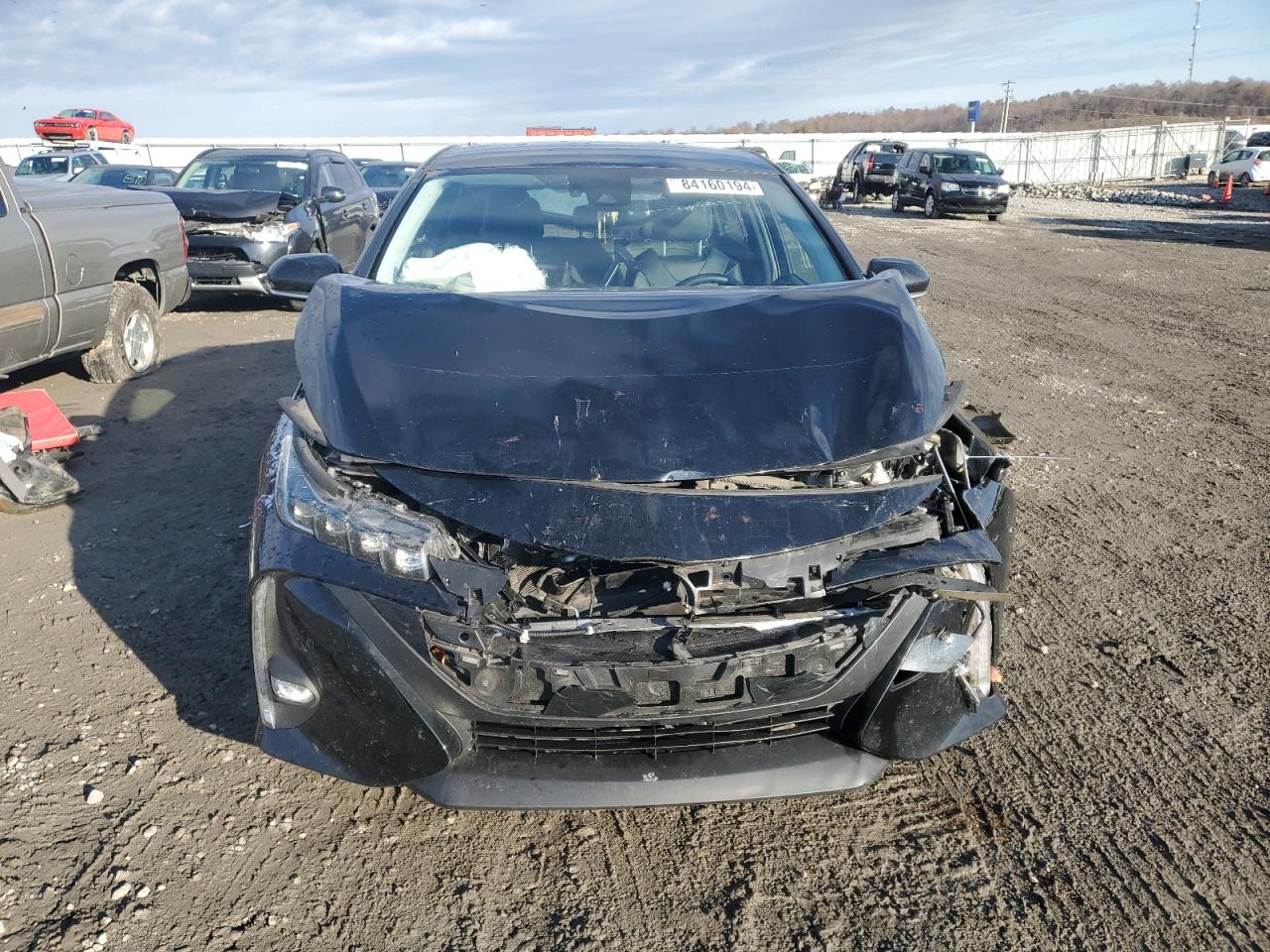 2022 Toyota Prius VIN JTDKAMFP2N3227570 Copart auction photo, front end / side damage thumbnail 5
