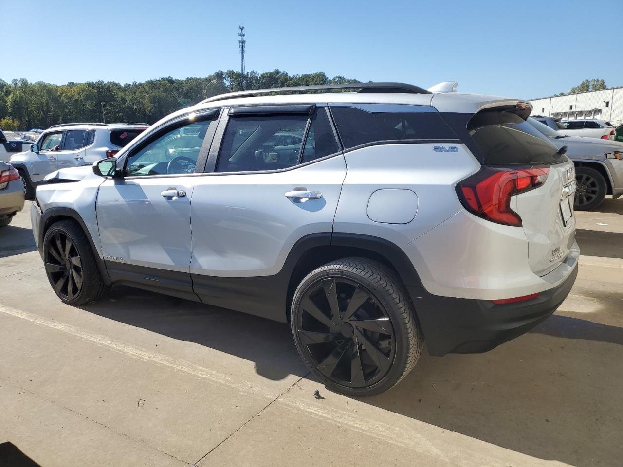 2021 GMC Terrain VIN 3GKALTEV8ML374533 Copart auction photo, front end / all over damage thumbnail 2