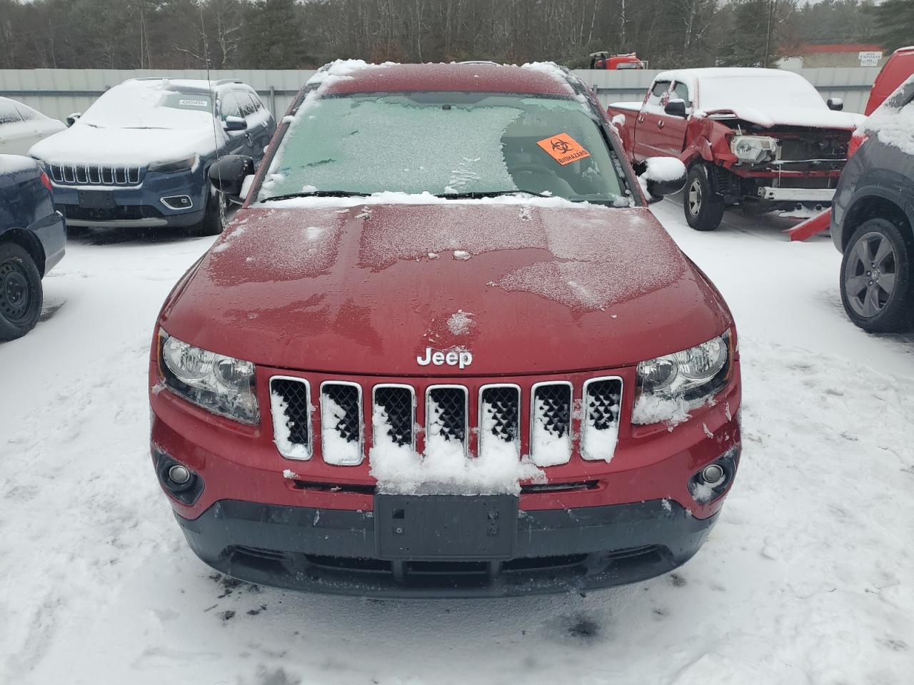 2017 Jeep Compass VIN 1C4NJDBB0HD106462 Copart auction photo, biohazard/chemical damage thumbnail 5