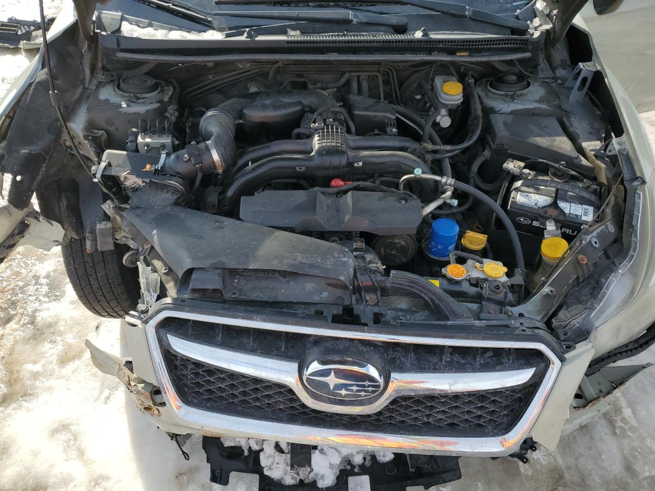 2013 Subaru XV VIN JF2GPACC2D2869605 Copart auction photo, front end / side damage thumbnail 11