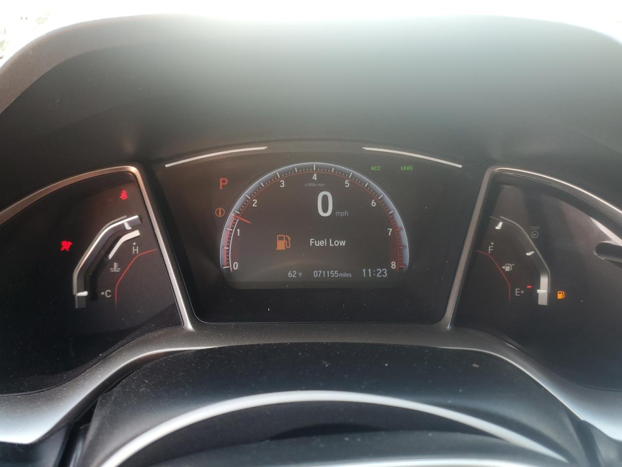 2020 Honda Civic VIN 19XFC2F83LE215376 Copart auction photo, front end damage thumbnail 9