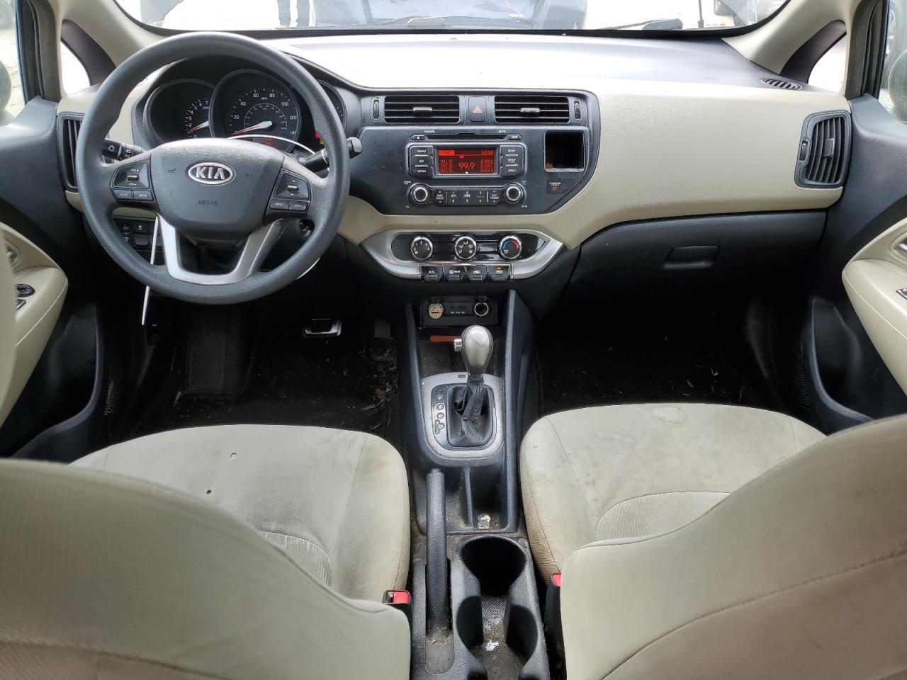 2013 KIA Rio VIN KNADM4A32D6098552 Copart auction photo, front end damage thumbnail 8