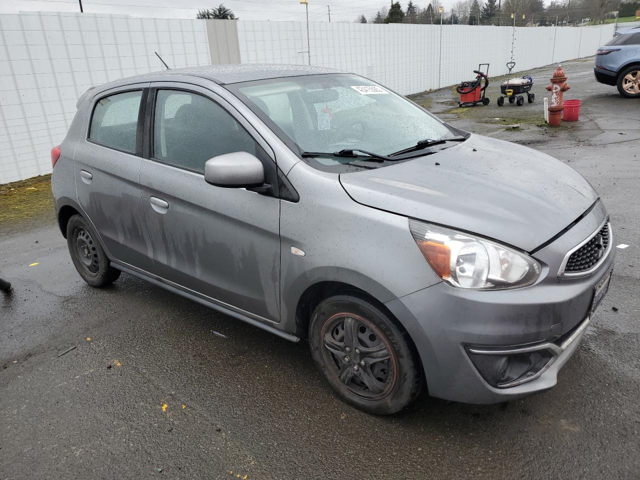 2019 Mitsubishi Mirage VIN ML32A3HJ2KH010668 Copart auction photo, side damage thumbnail 4