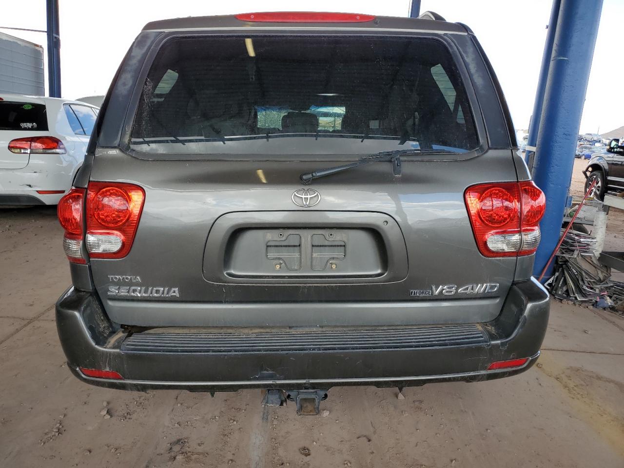 2006 Toyota Sequoia VIN 5TDBT44A06S259426 Copart auction photo, rollover damage thumbnail 6