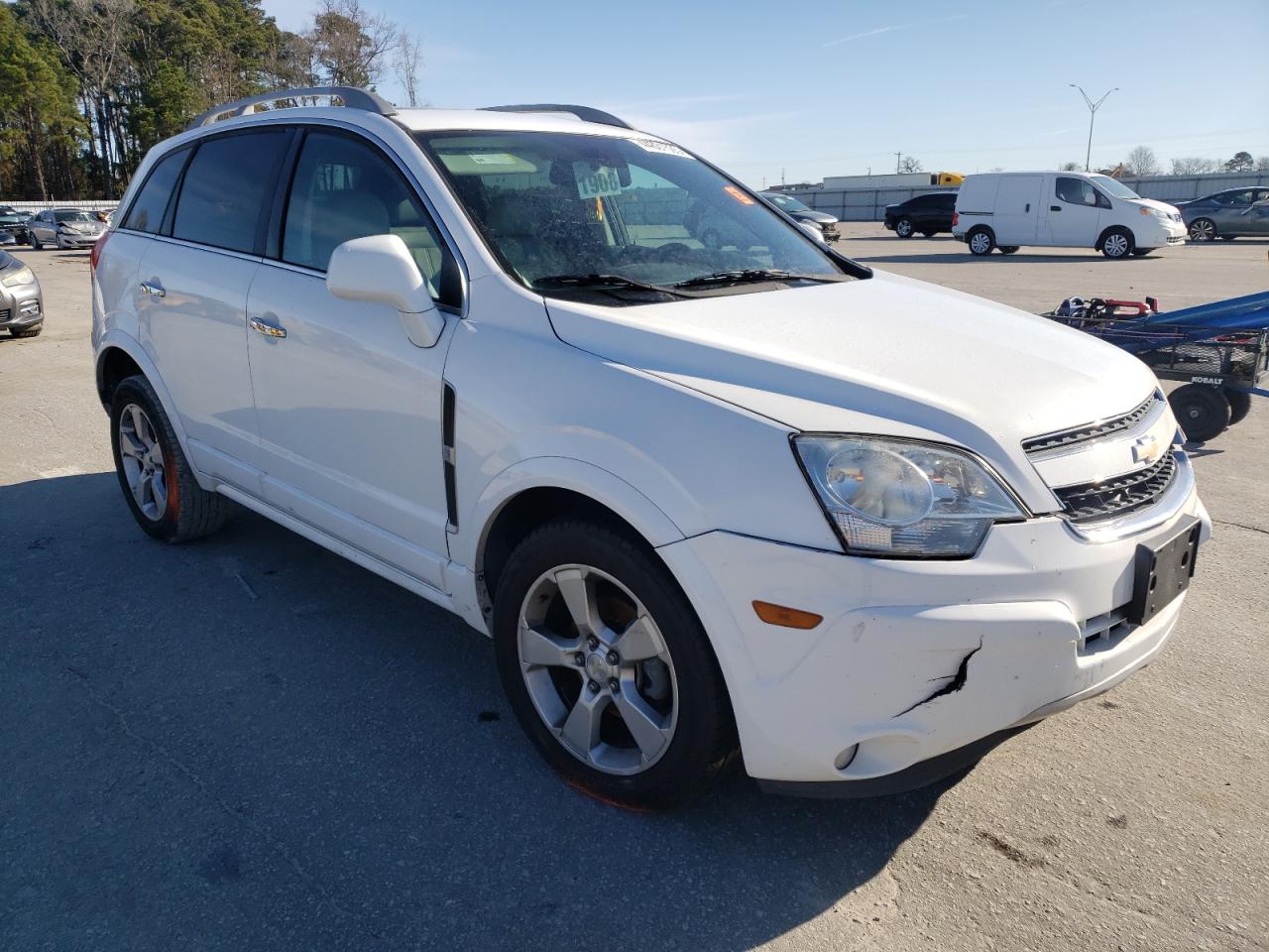 2013 Chevrolet Captiva VIN 3GNFL4EK3DS530276 Copart auction photo, front end / side damage thumbnail 4