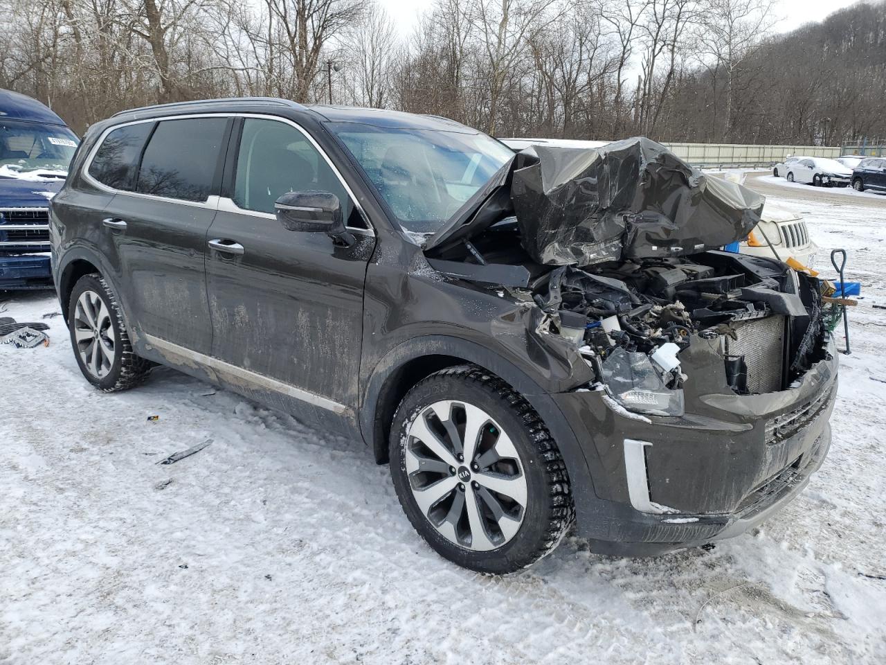 2020 KIA Telluride VIN 5XYP6DHC5LG056629 Copart auction photo, front end damage thumbnail 4