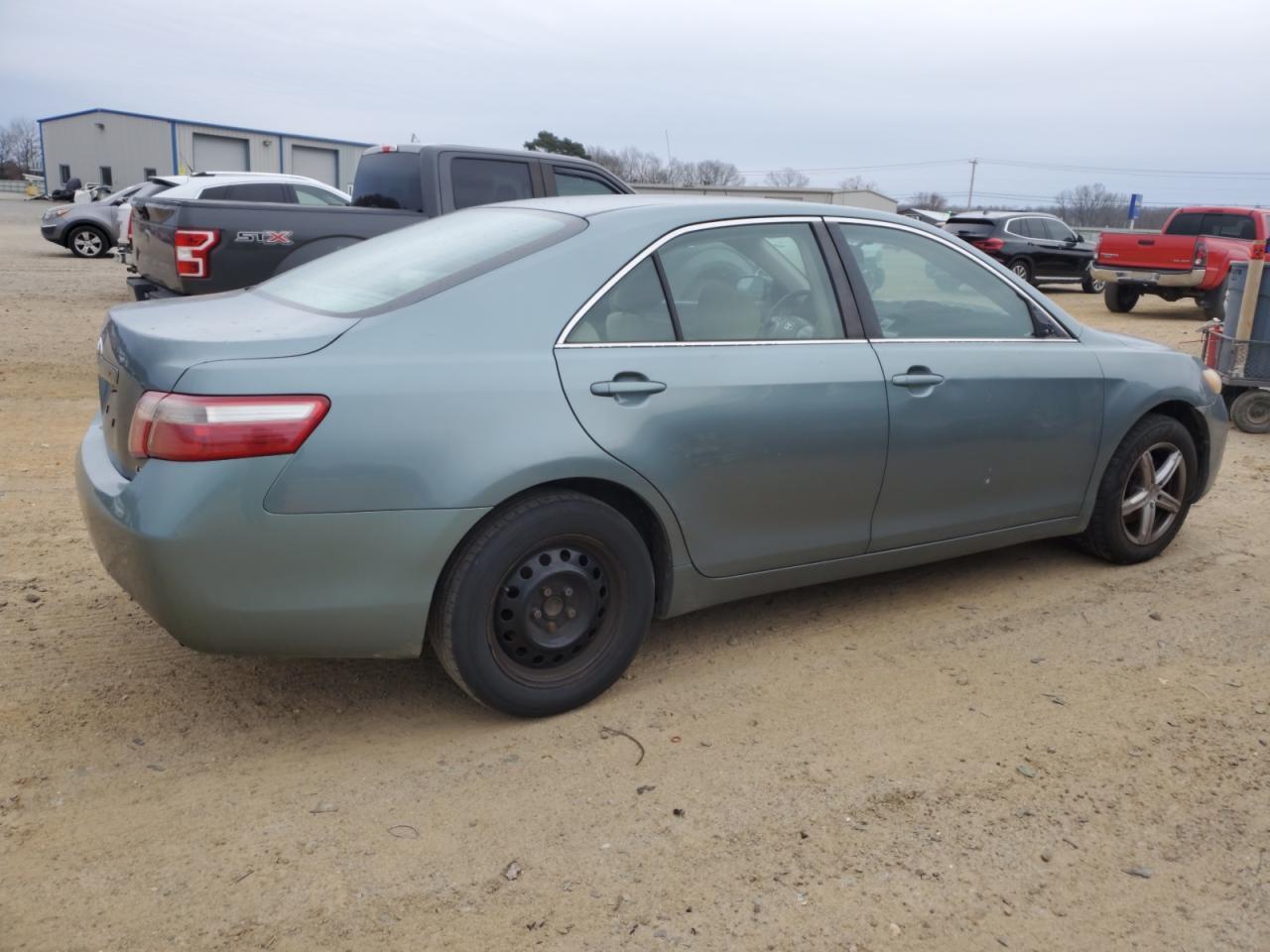 2007 Toyota Camry VIN 4T1BE46K27U641658 Copart auction photo, front end / side damage thumbnail 3