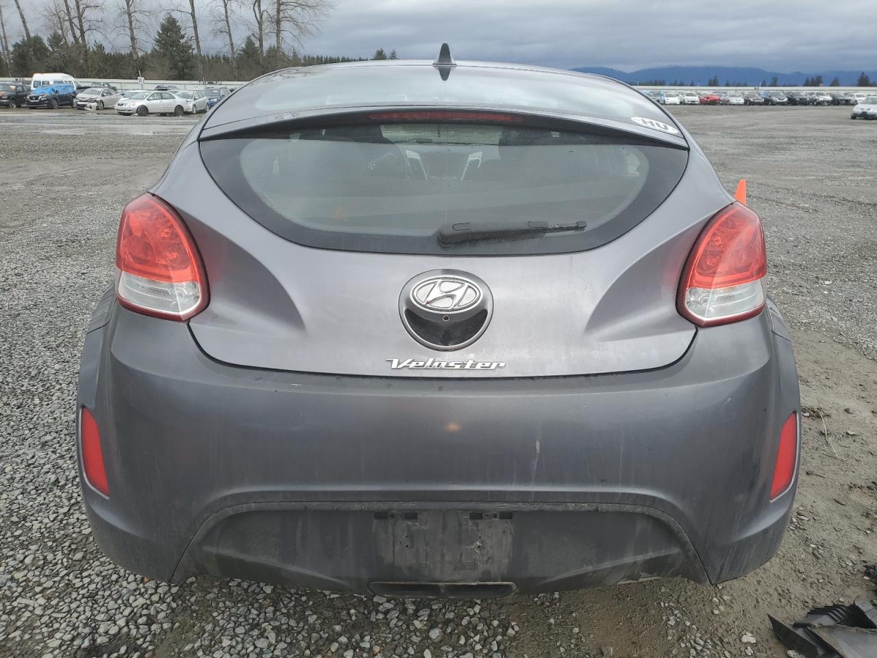 2016 Hyundai Veloster VIN KMHTC6AD7GU268647 Copart auction photo, front end damage thumbnail 6