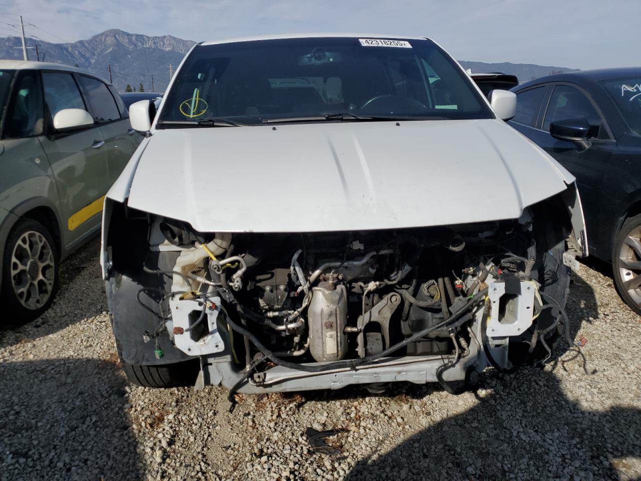 2018 Dodge Caravan VIN 2C4RDGBGXJR199810 Copart auction photo, front end / rear end damage thumbnail 5