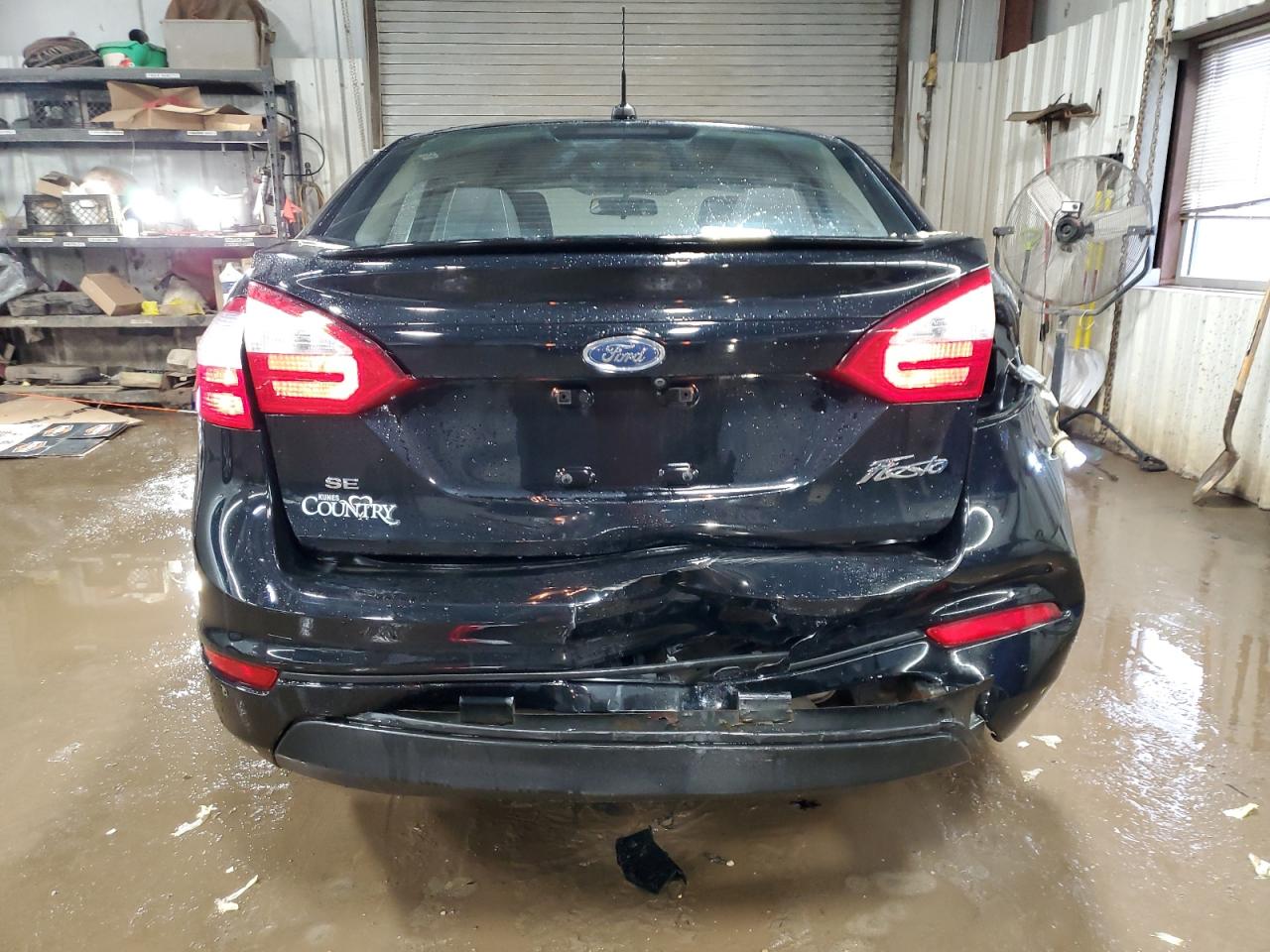 2018 Ford Fiesta VIN 3FADP4BJ8JM119736 Copart auction photo, rear end / front end damage thumbnail 6