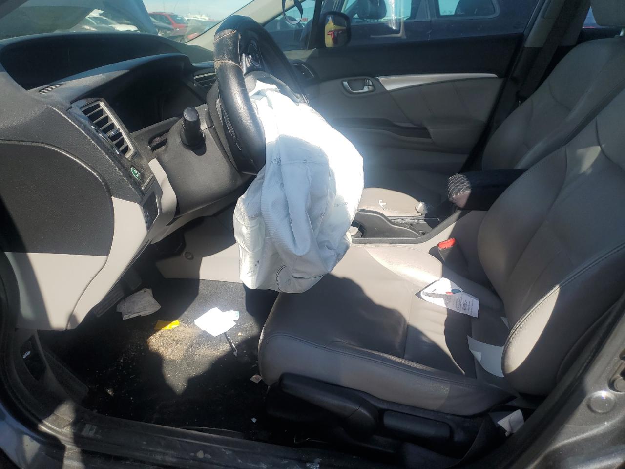 2013 Honda Civic VIN 2HGFB2F94DH567398 Copart auction photo, front end damage thumbnail 7