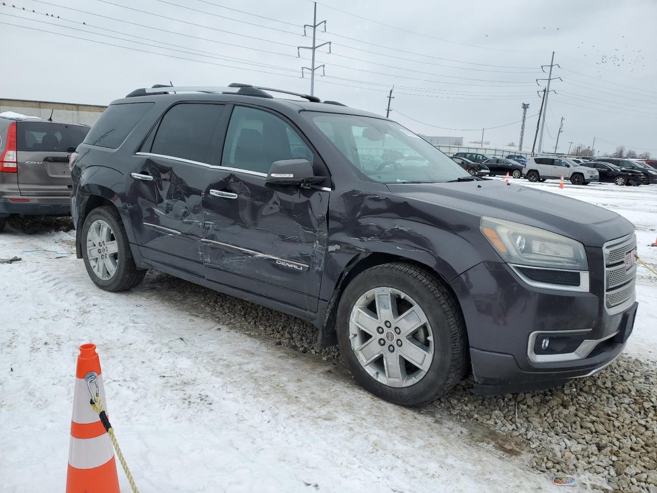 2015 GMC Acadia VIN 1GKKVTKD6FJ303707 Copart auction photo, side damage thumbnail 4