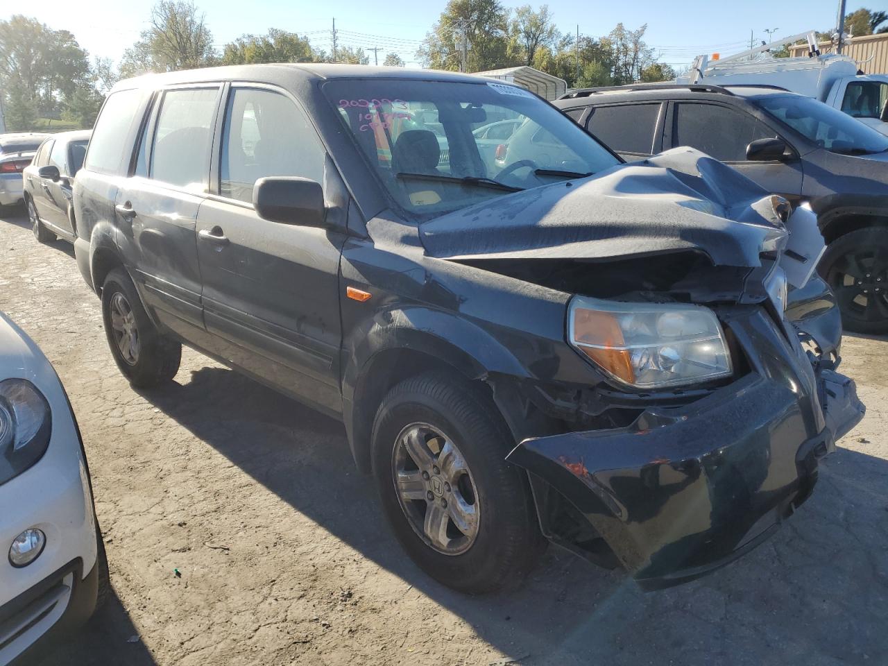 2006 Honda Pilot VIN 2HKYF18136H519804 Copart auction photo, front end damage thumbnail 4