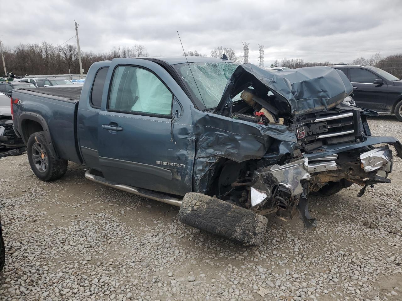 2012 GMC Sierra VIN 1GTR2WE73CZ251749 Copart auction photo, front end damage thumbnail 4