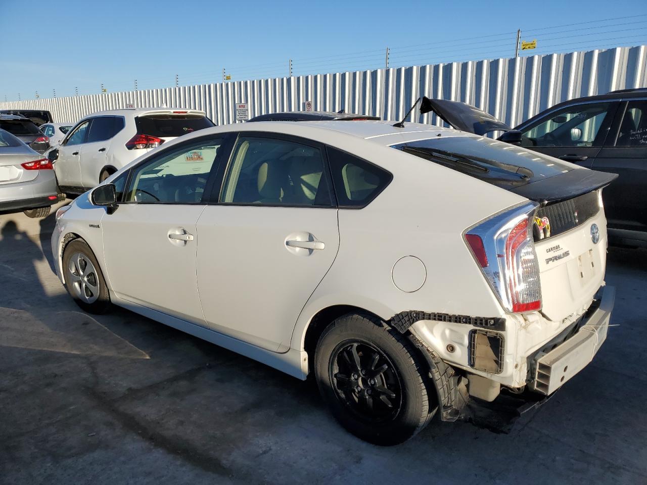2012 Toyota Prius VIN JTDKN3DU1C5482848 Copart auction photo, rear end damage thumbnail 2