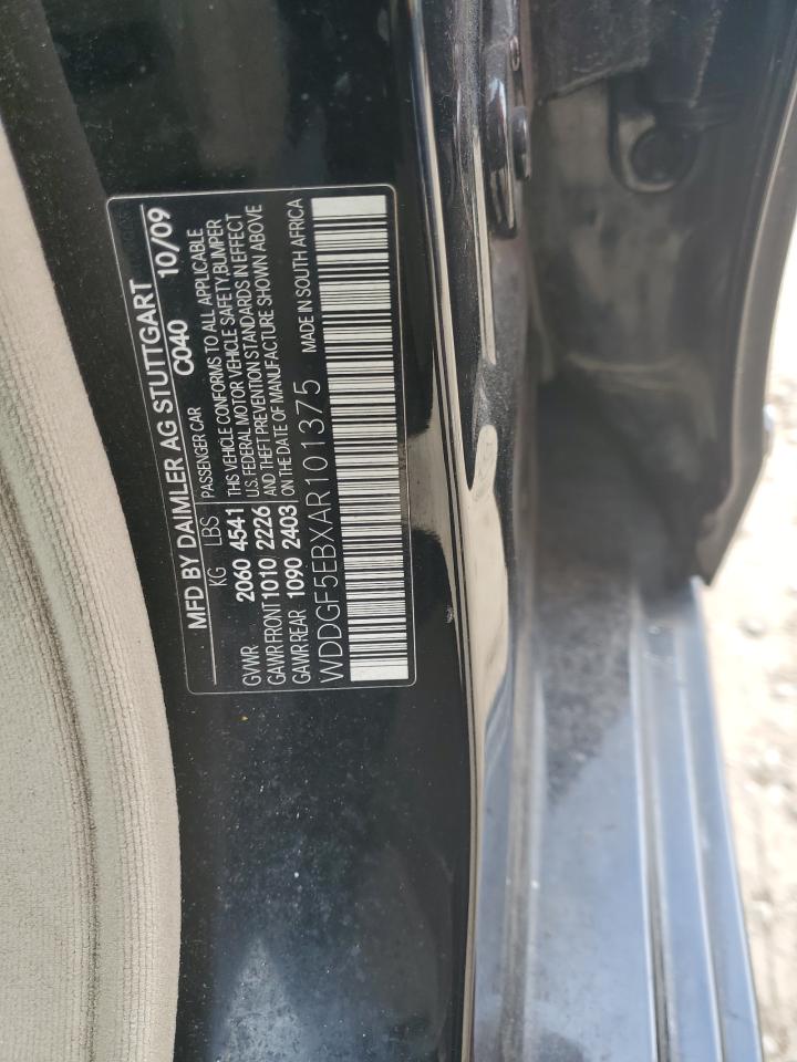 2010 Mercedes-Benz C-klasse VIN WDDGF5EBXAR101375 Copart auction photo, water/flood damage thumbnail 12