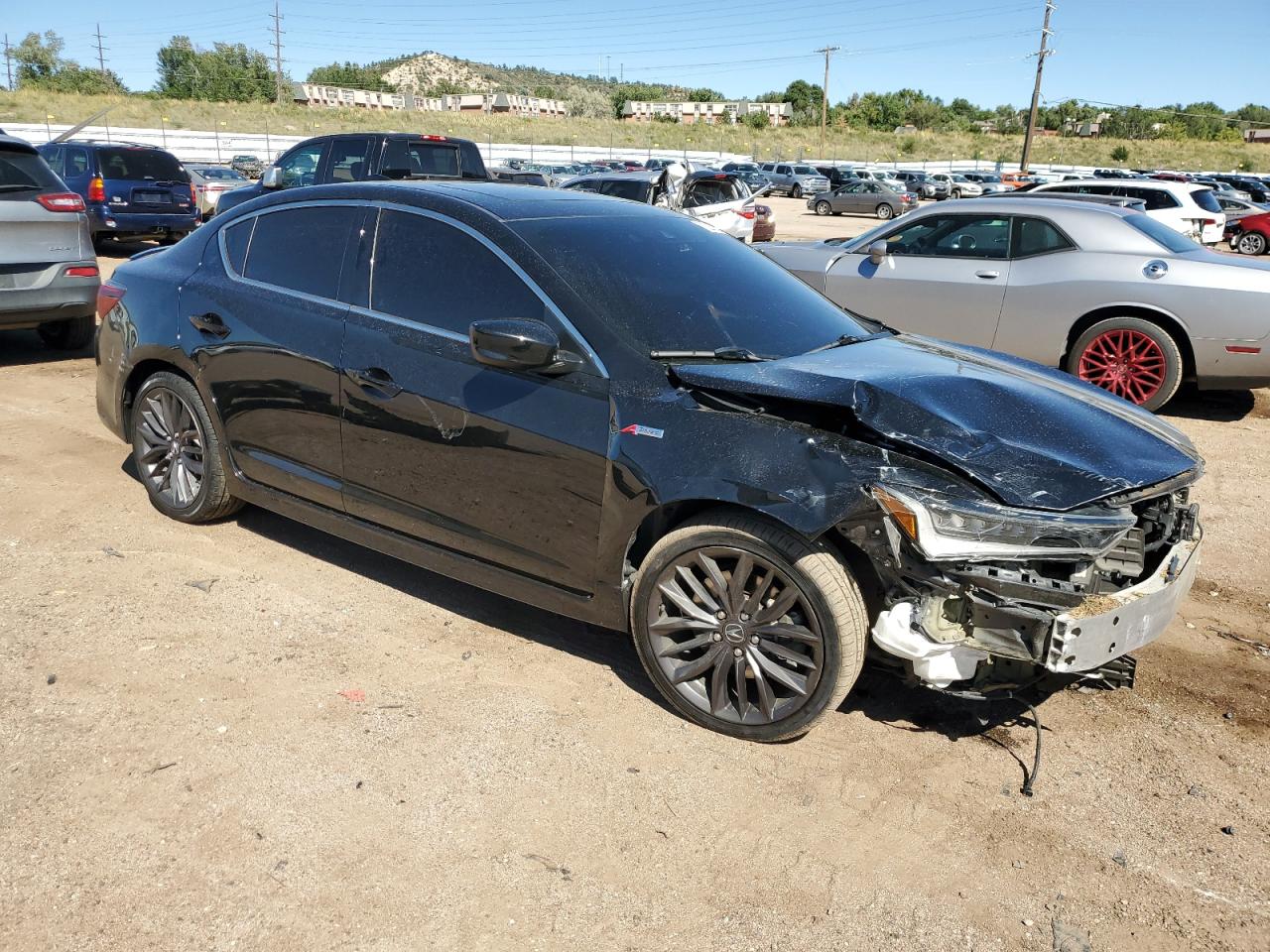 2020 Acura ILX VIN 19UDE2F82LA004157 Copart auction photo, front end damage thumbnail 4