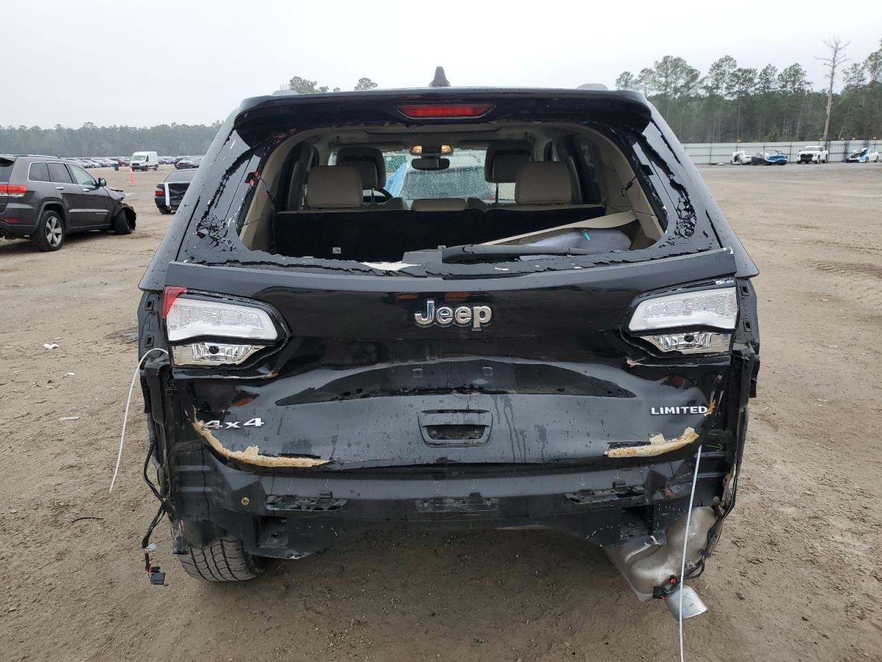 2021 Jeep Grand Cherokee VIN 1C4RJFBG6MC665121 Copart auction photo, rear end / front end damage thumbnail 6