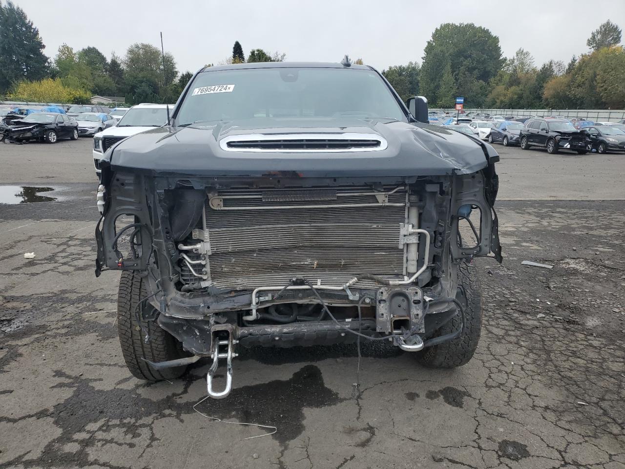2022 Chevrolet Silverado VIN 2GC4YREY3N1229460 Copart auction photo, front end / frame damage damage thumbnail 5